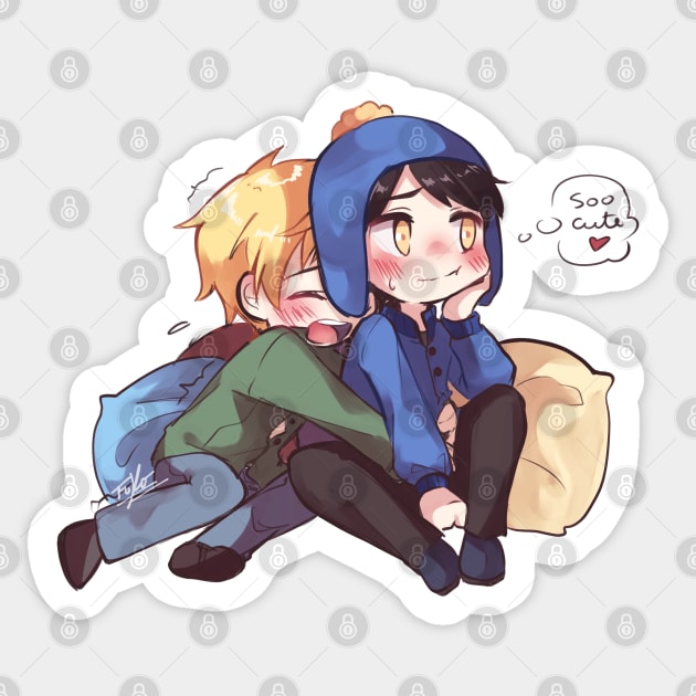 South park Creek Sticker by Fukosshi